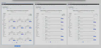 current figma designs for the minimum viable product